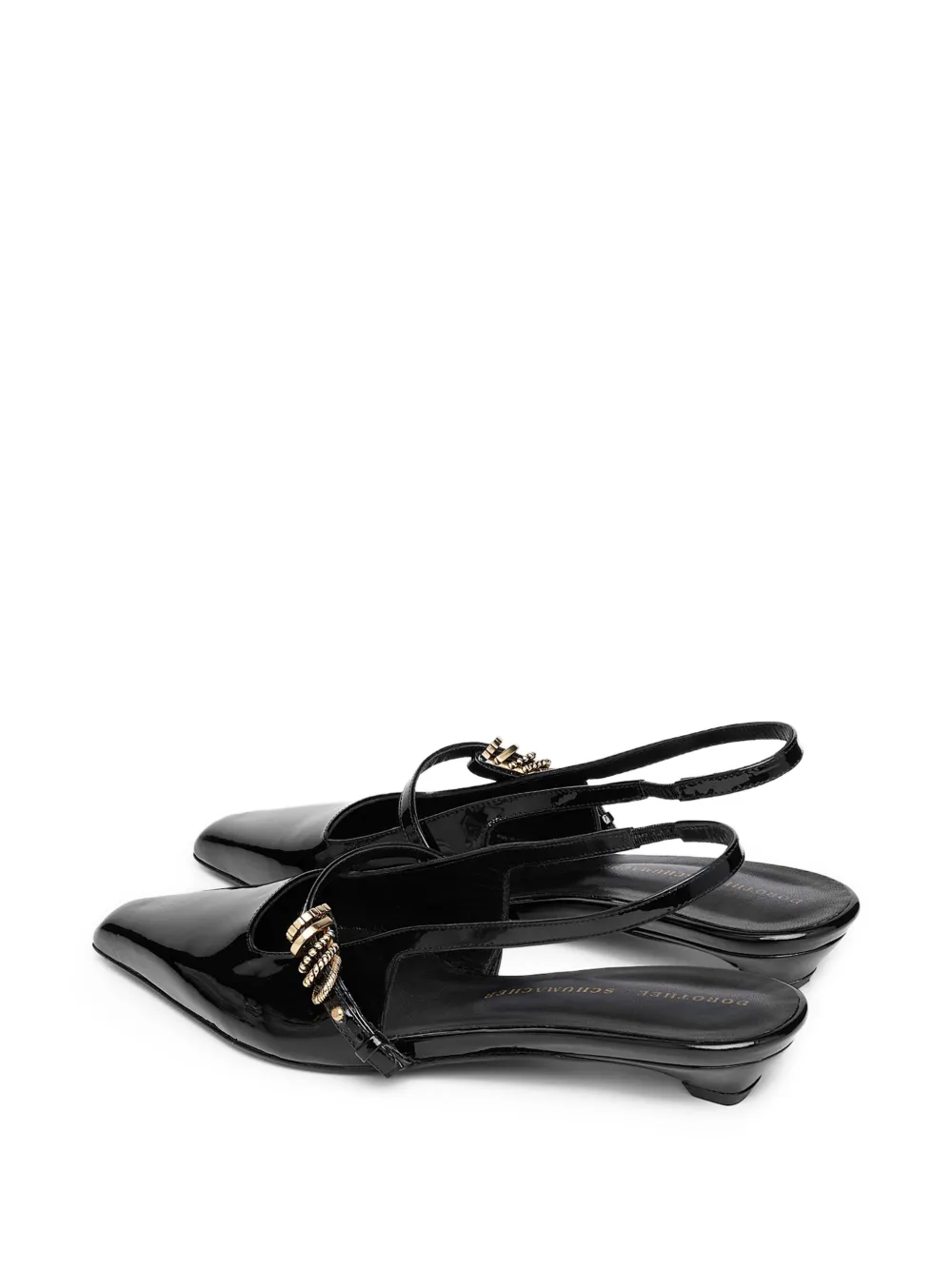 Dorothee Schumacher Pumps verfraaid met ring Zwart