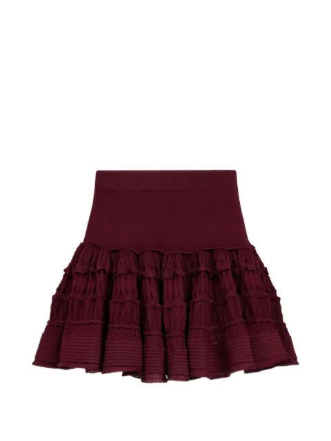 Alaïa — ruffled mini skirt