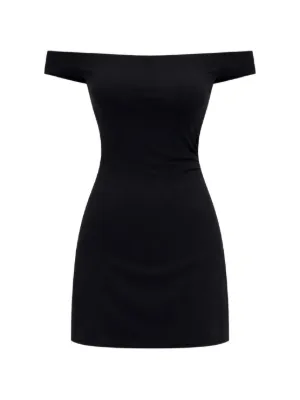 reformation bodycon dress Soleil Knitted | Black Modal A-Line Midaxi Dress this one size:10y-11y Fall clothing