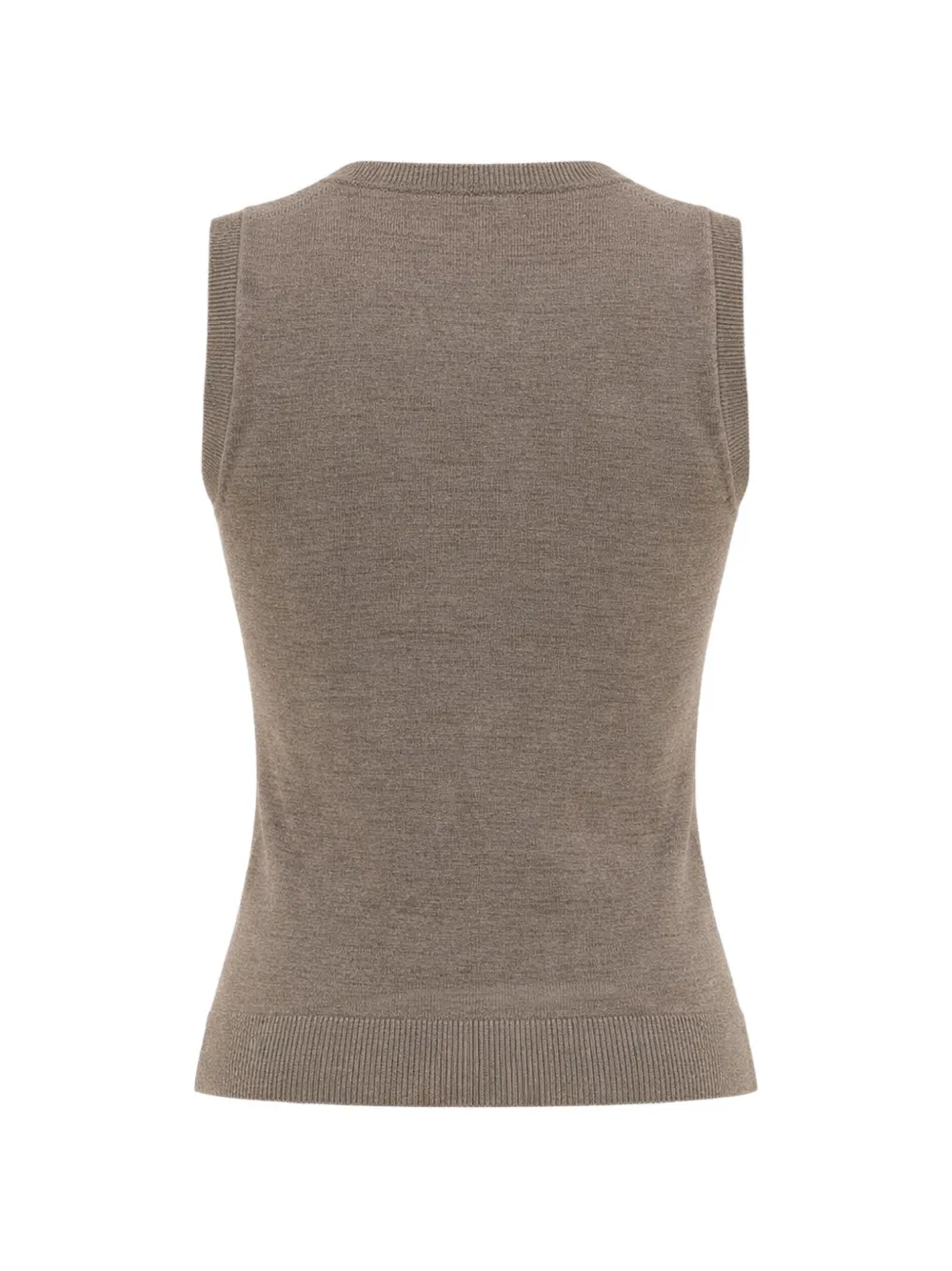  Reformation Marta Sweater Tank - Brown 
