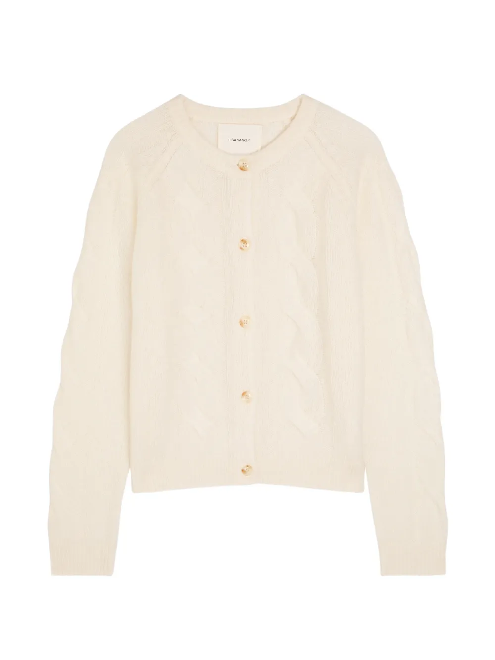 Lisa Yang cable-knit cardigan - Toni neutri