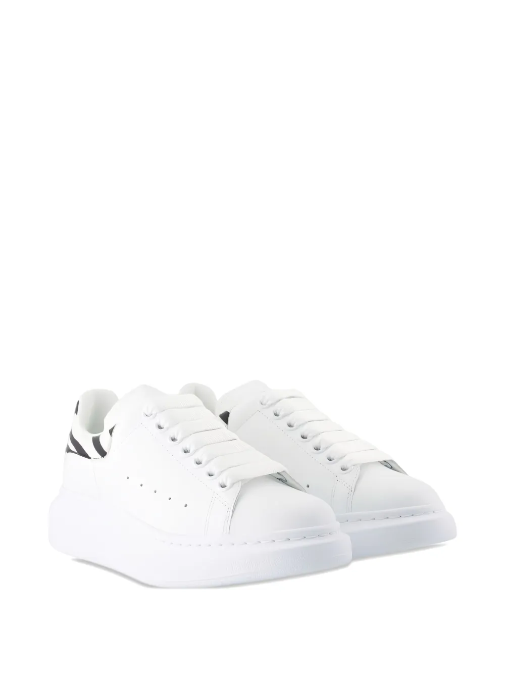Alexander McQueen Sneakers met dierenprint Wit
