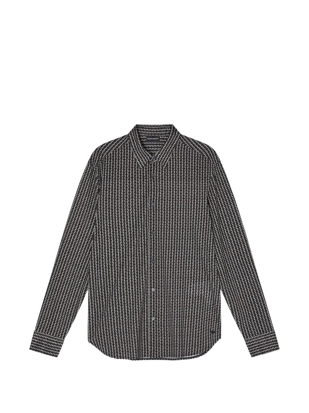 Emporio Armani patterned shirt - Nero