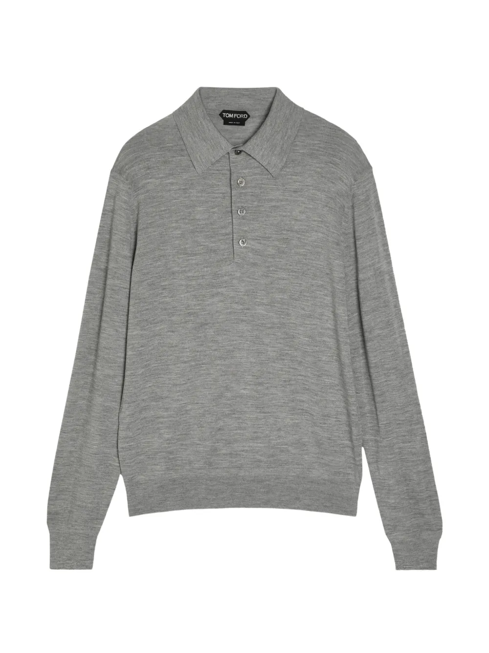 TOM FORD Polo con bottoni - Grigio