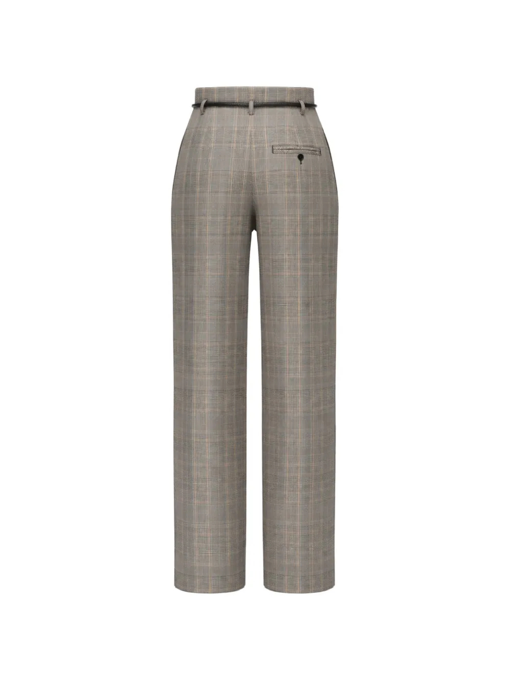  3.1 Phillip Lim Check Drawstring Trousers - Grey 