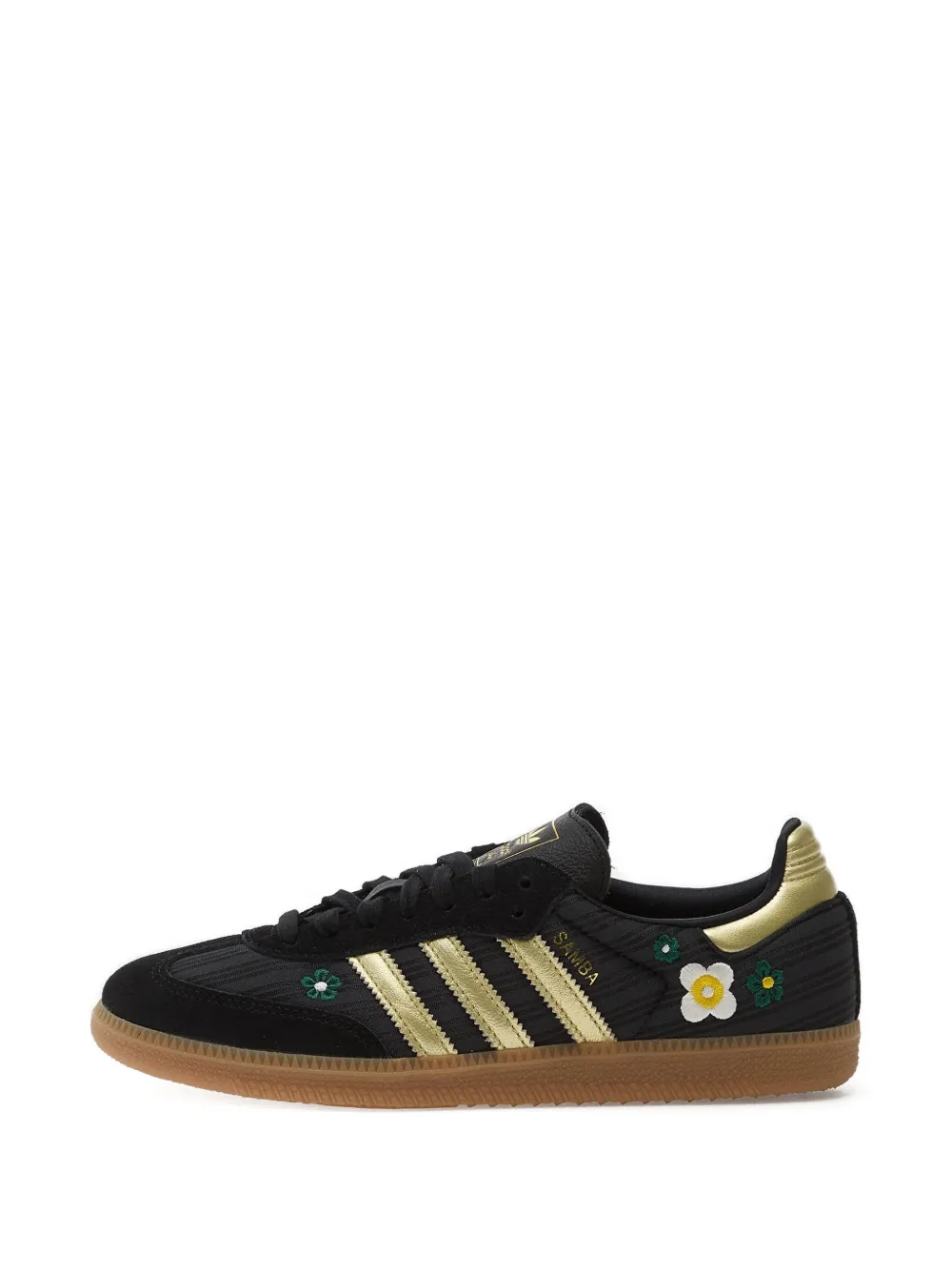 adidas Sneakers verfraaid met bloemen Zwart
