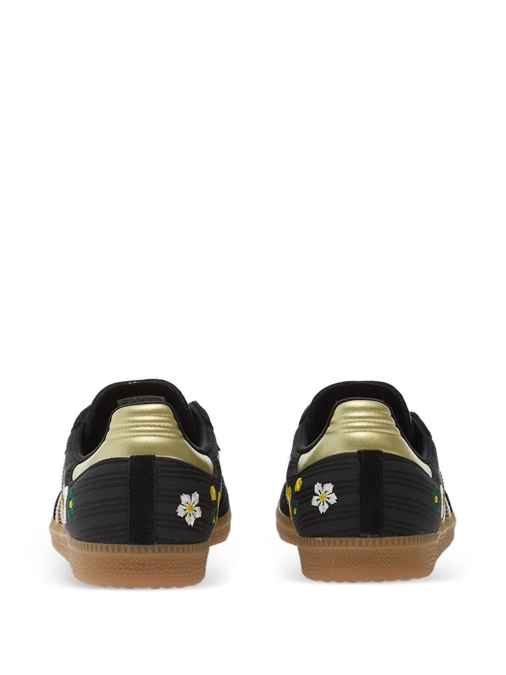 adidas Sneakers verfraaid met bloemen Zwart