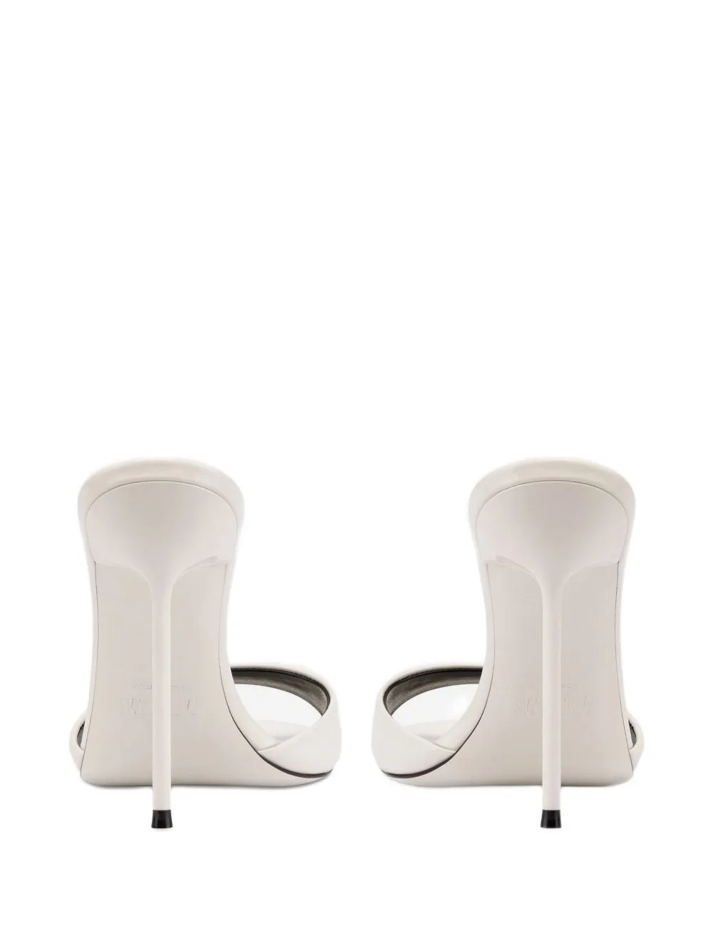 Paris Texas 105 mm Lydia muiltjes Wit