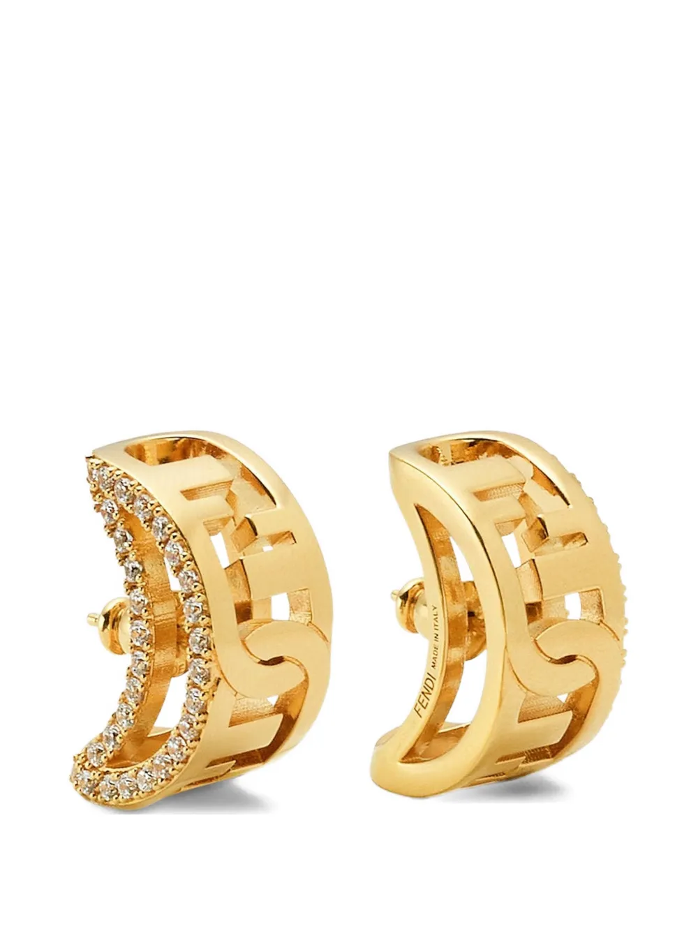 FENDI O'Lock earrings - Oro