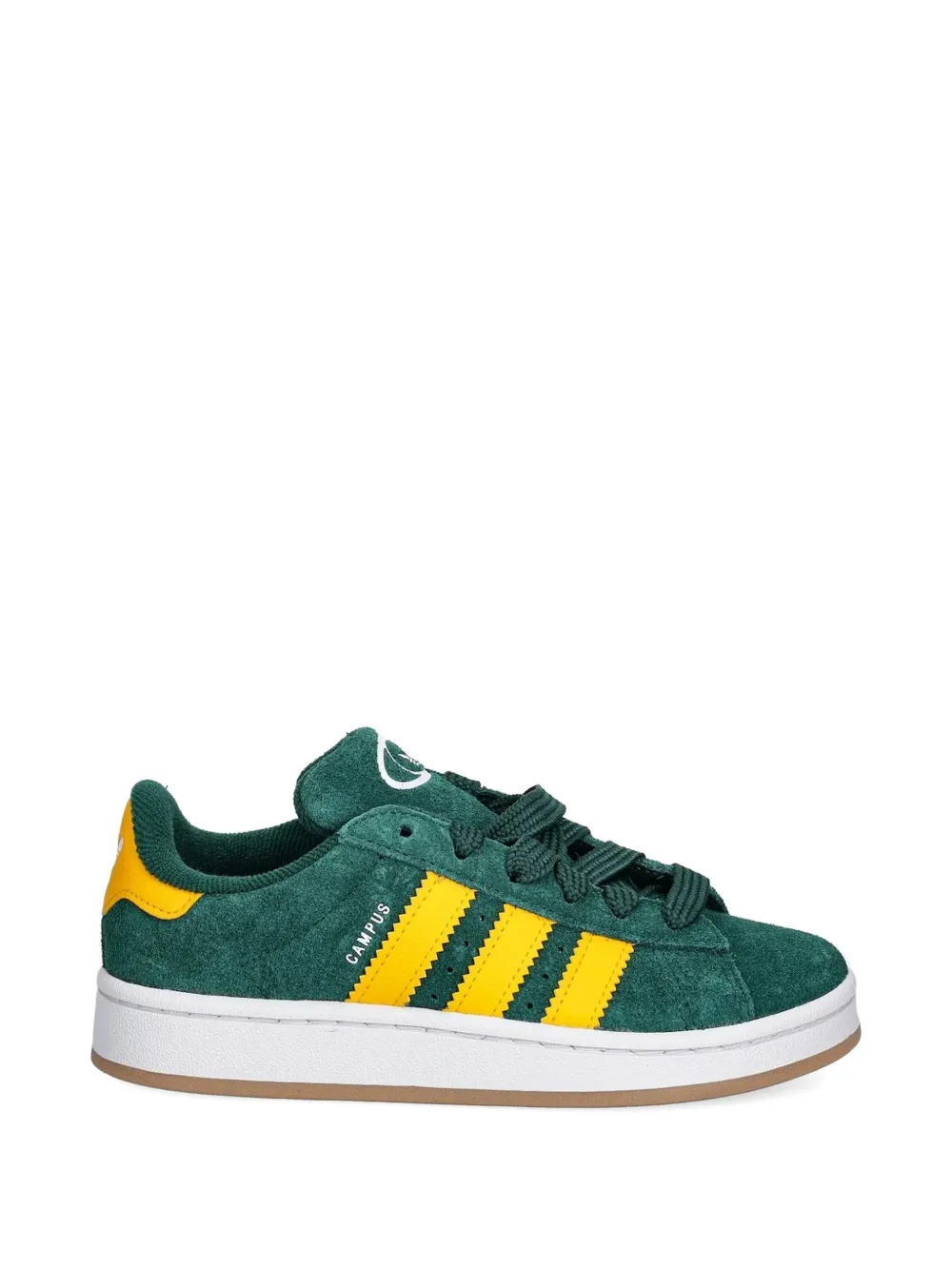 adidas Kids Campus gestreepte sneakers Groen