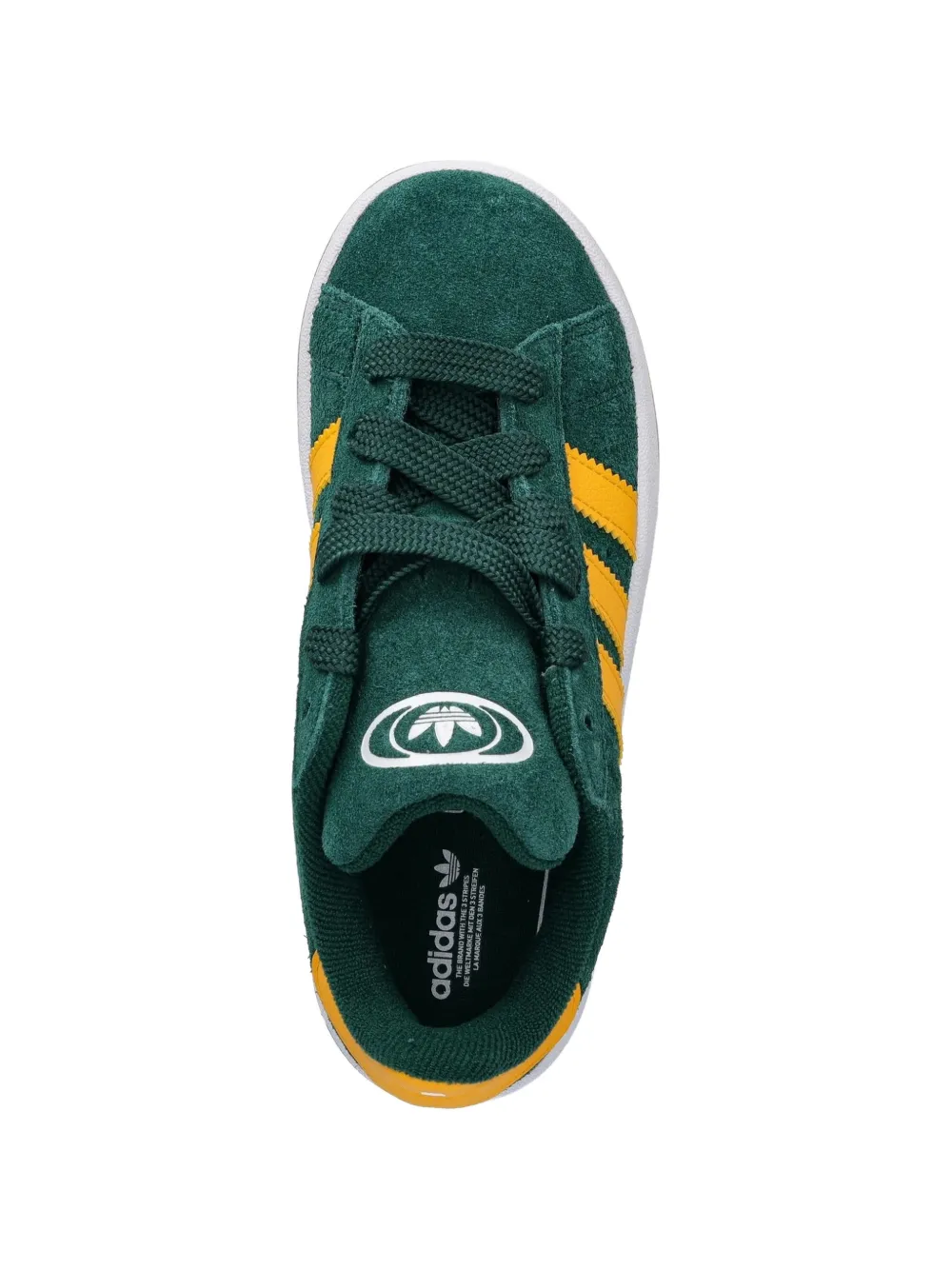 adidas Kids Campus gestreepte sneakers Groen