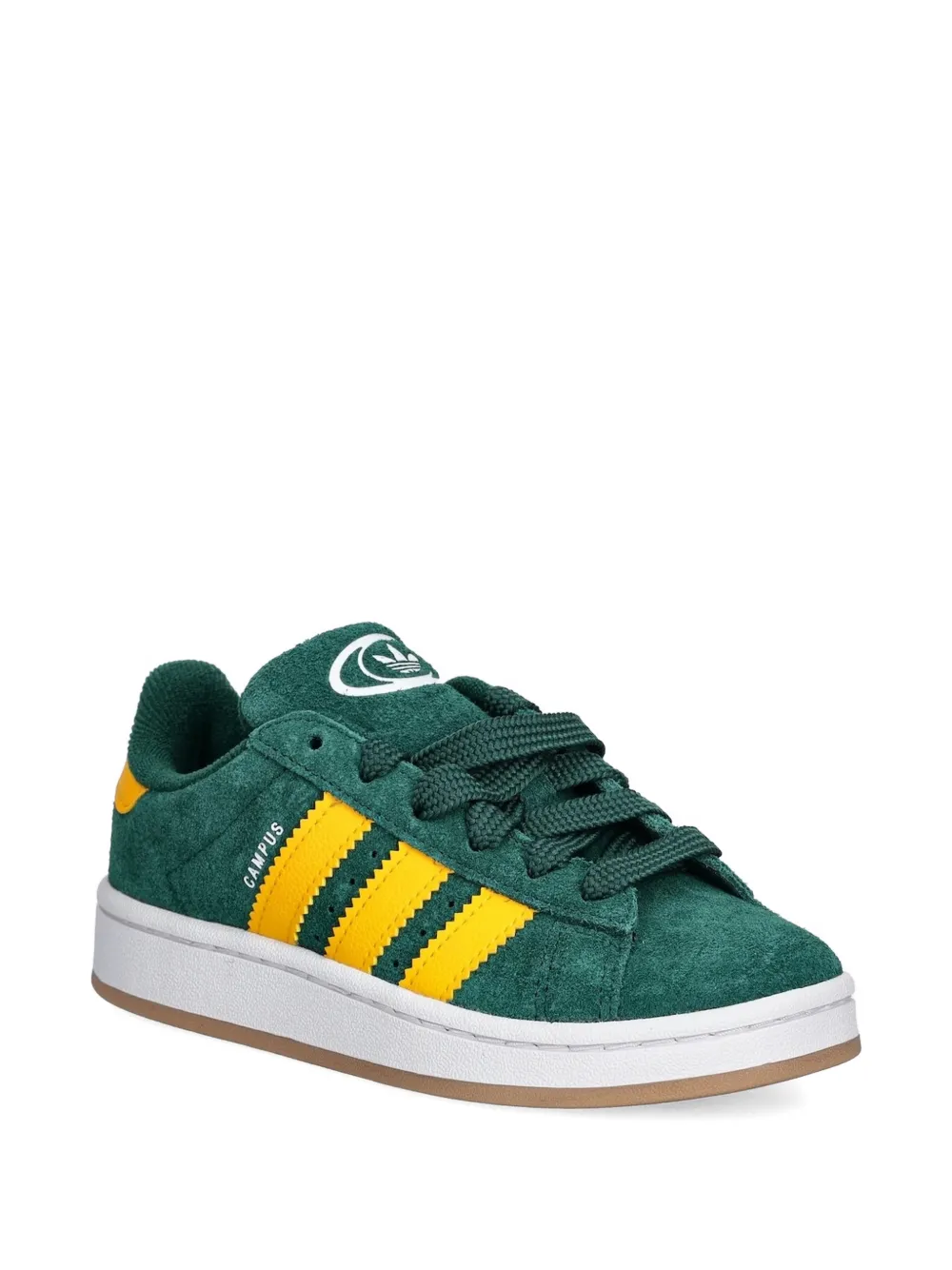 adidas Kids striped campus sneakers - Verde