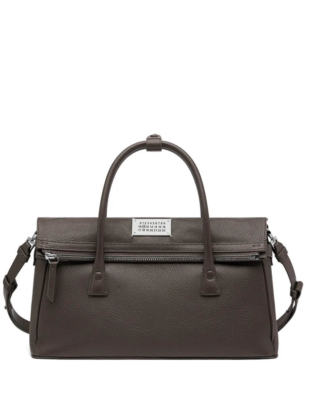 Maison Margiela 5AC zip east west bag - Grigio