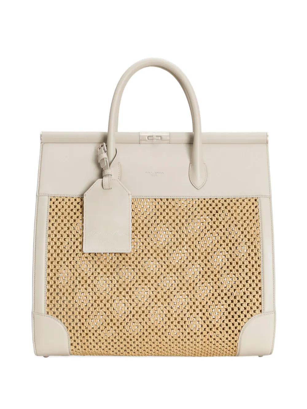 Dolce & Gabbana Marlene leather tote bag - Toni neutri