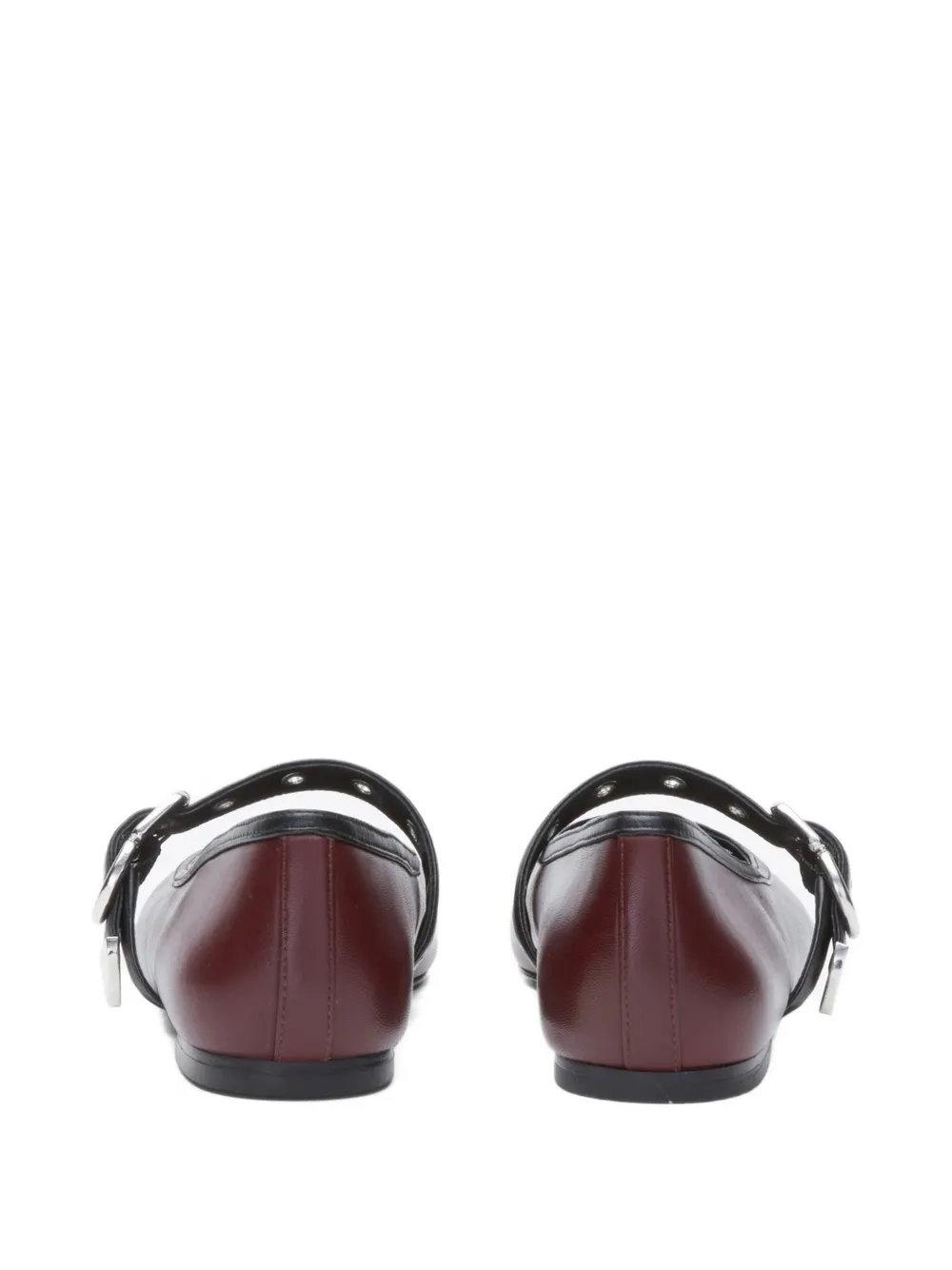 3.1 Phillip Lim Mary Jane ballerina's met gesp Rood