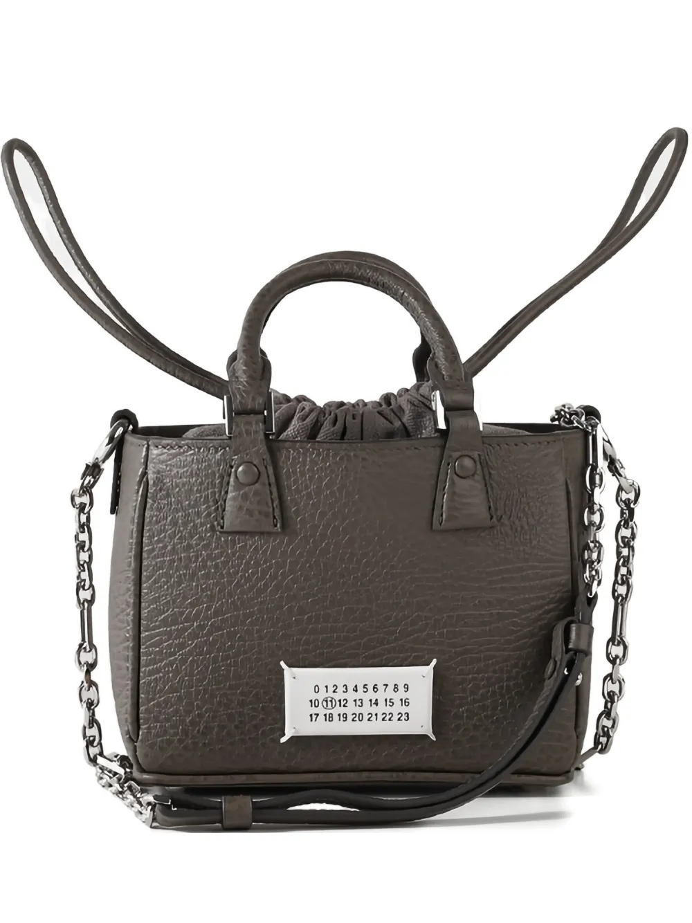 Maison Margiela 5ac leather tote bag - Grigio