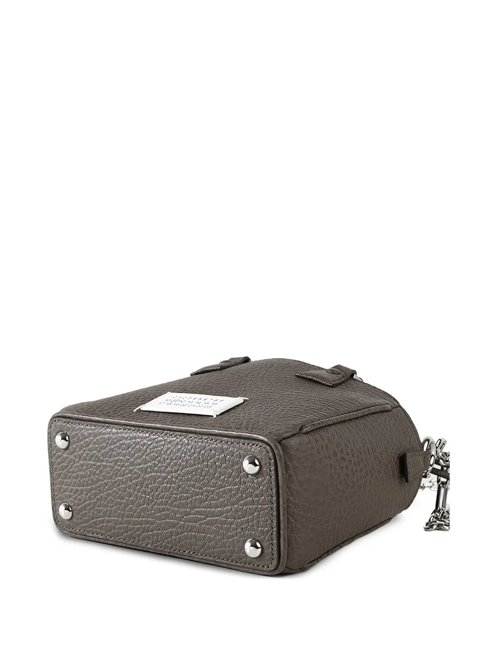  Maison Margiela 5ac Leather Tote Bag - Grey 