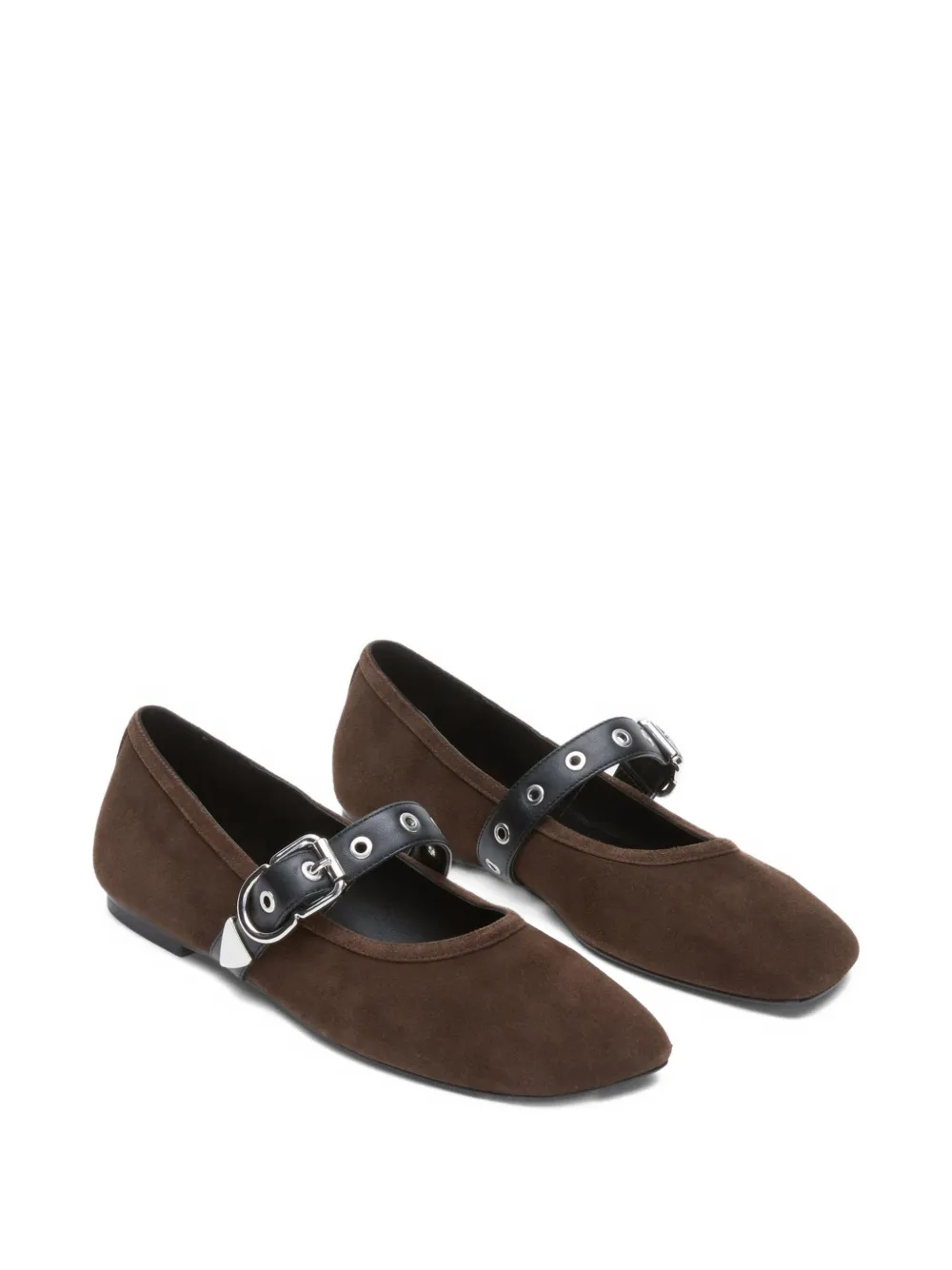 3.1 Phillip Lim Ballerina's met gespbandje Bruin
