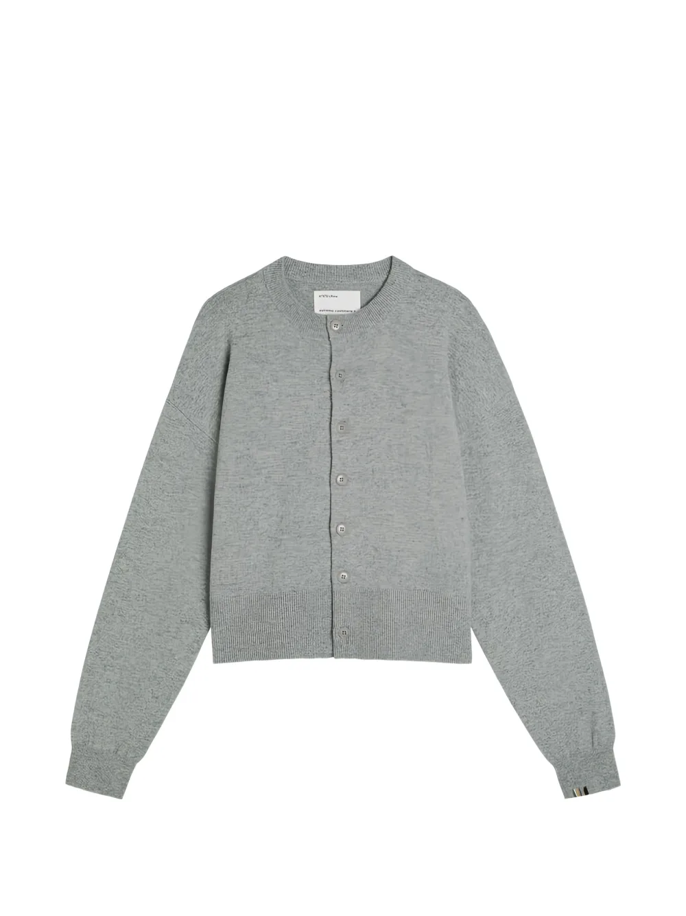 extreme cashmere N°170 Chou button cardigan - Grigio