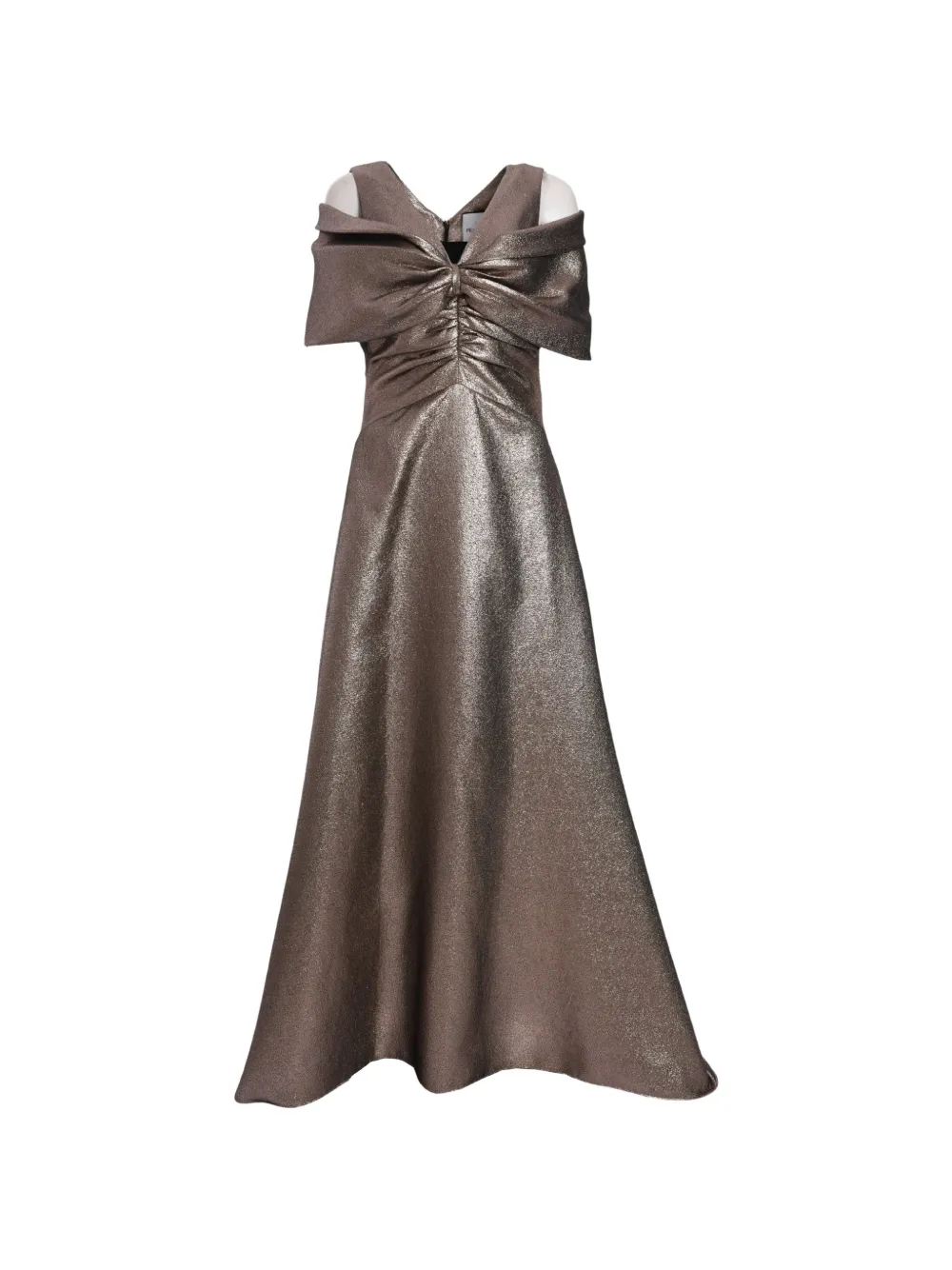 Prabal Gurung ruffled gown – Brown
