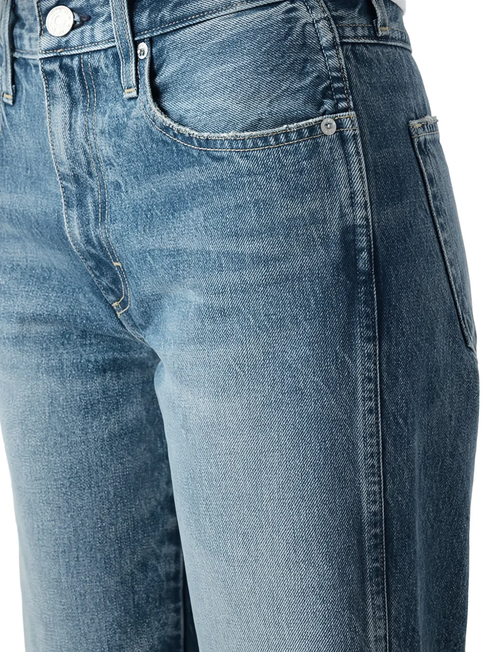  Amo Robbie Wash-effect Jeans - Blue 