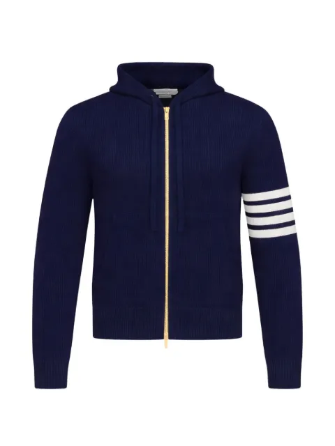 Thom Browne long-sleeve zip-up hoodie