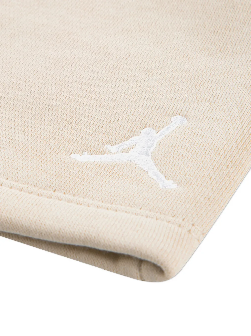Jordan Kids Shortsset met geborduurd logo Beige