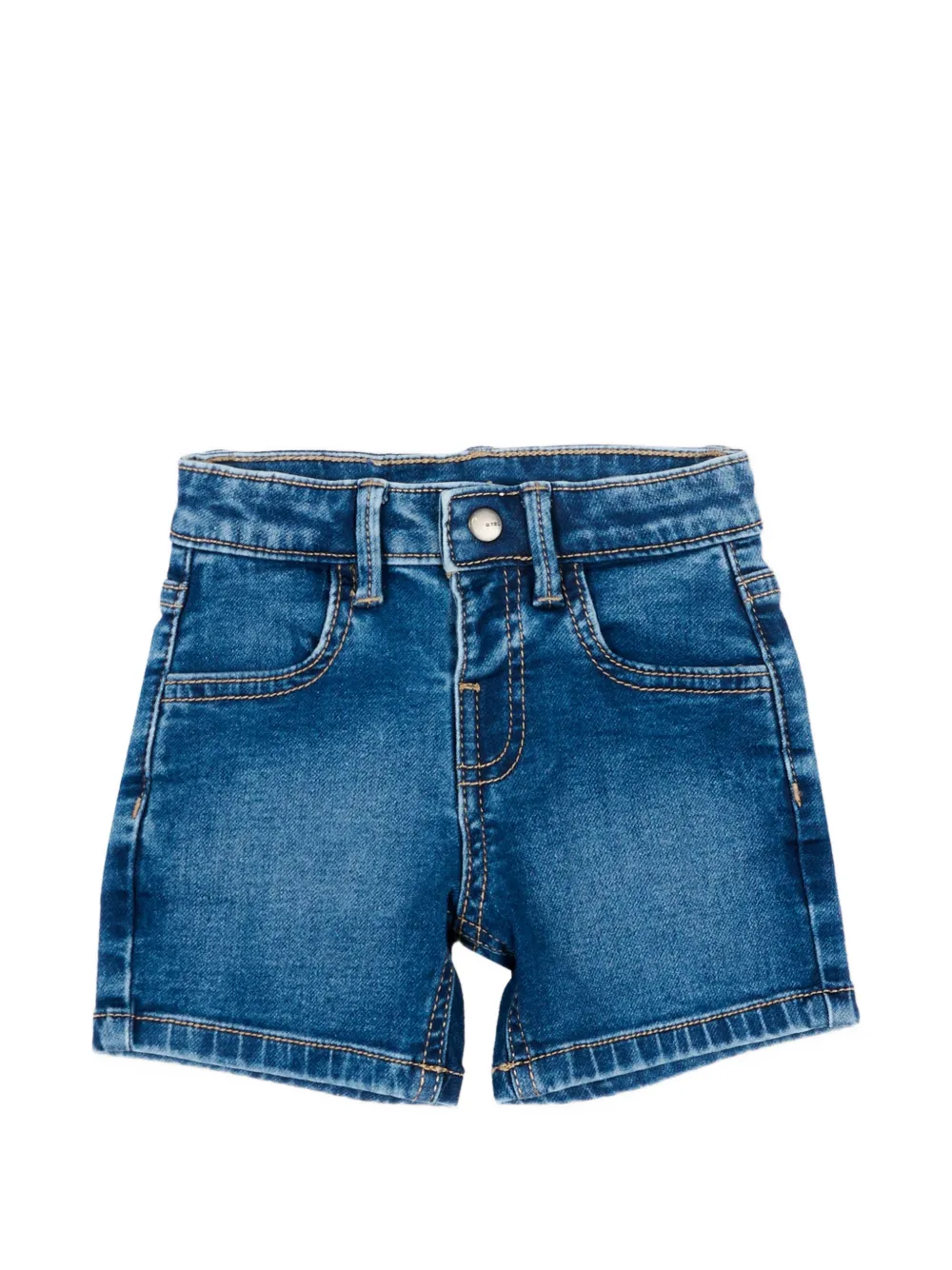 Mayoral belt-loop denim shorts - Blu