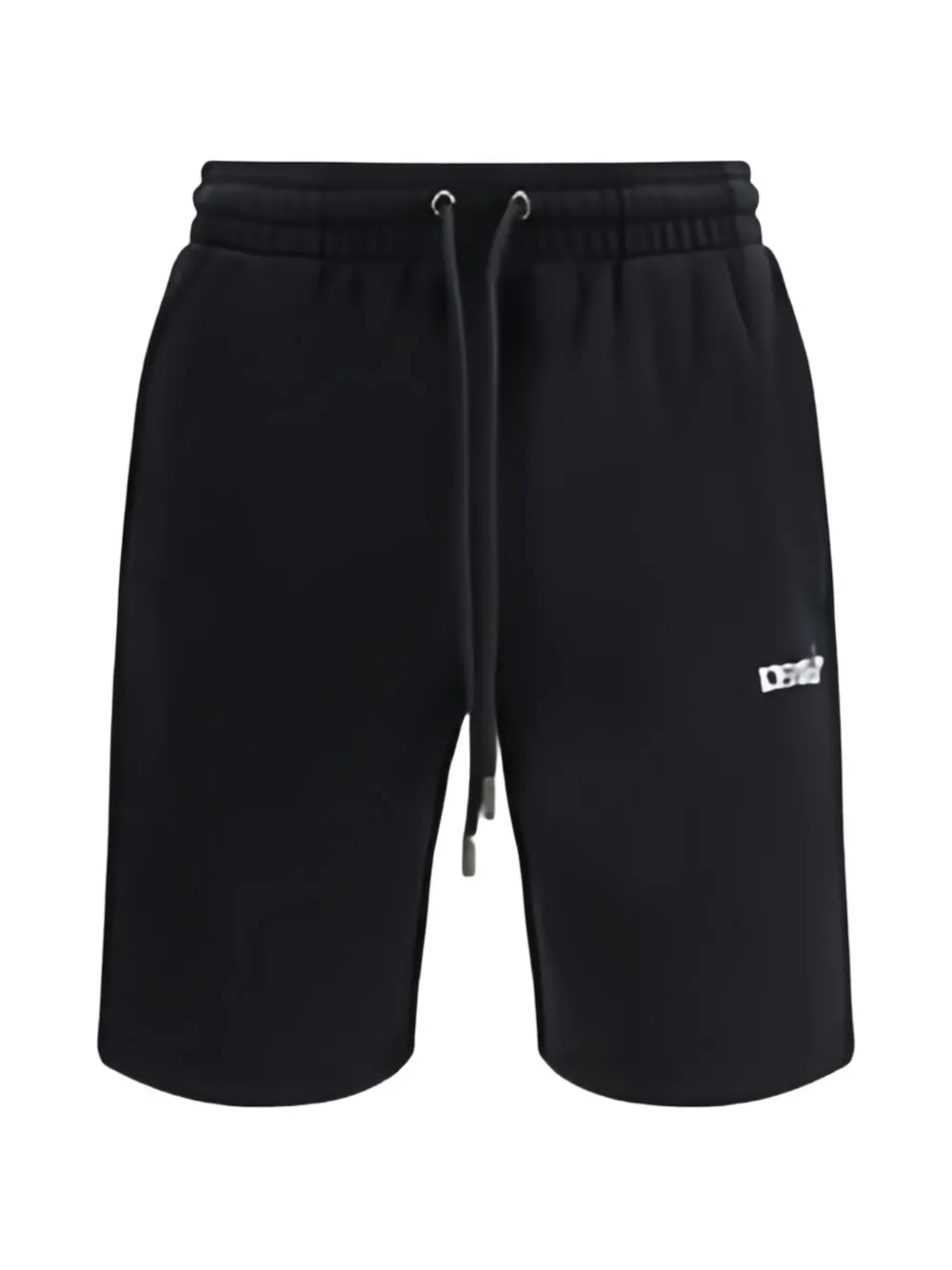 Off-White arrow-print skate shorts - Nero