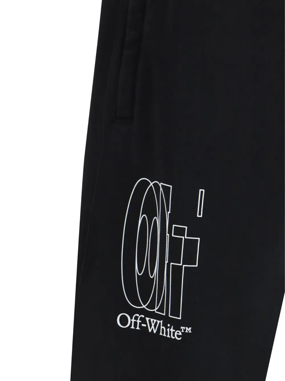 Off-White Trainingsbroek met grafische Arrow-print Zwart