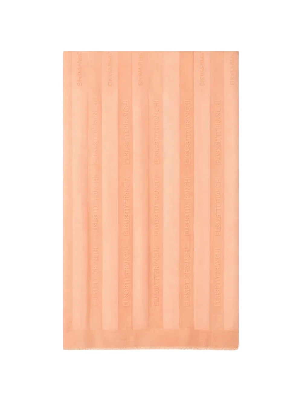 Elisabetta Franchi striped scarf - Arancione