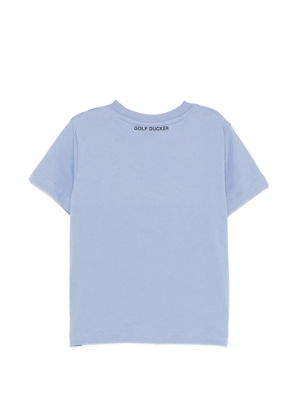 Save The Duck Kids T-shirt met logoprint Blauw