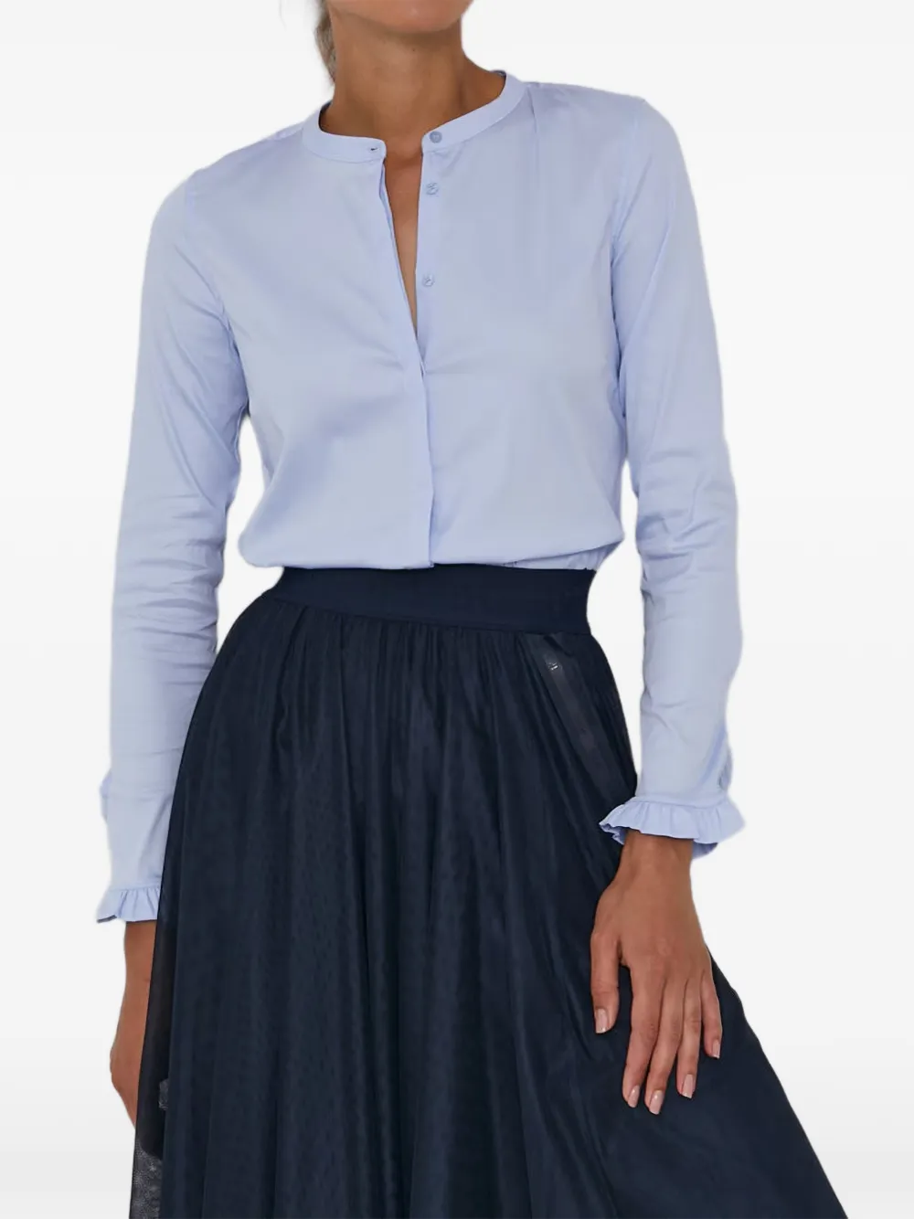 Mos Mosh MMMattie ruffle buttoned shirt