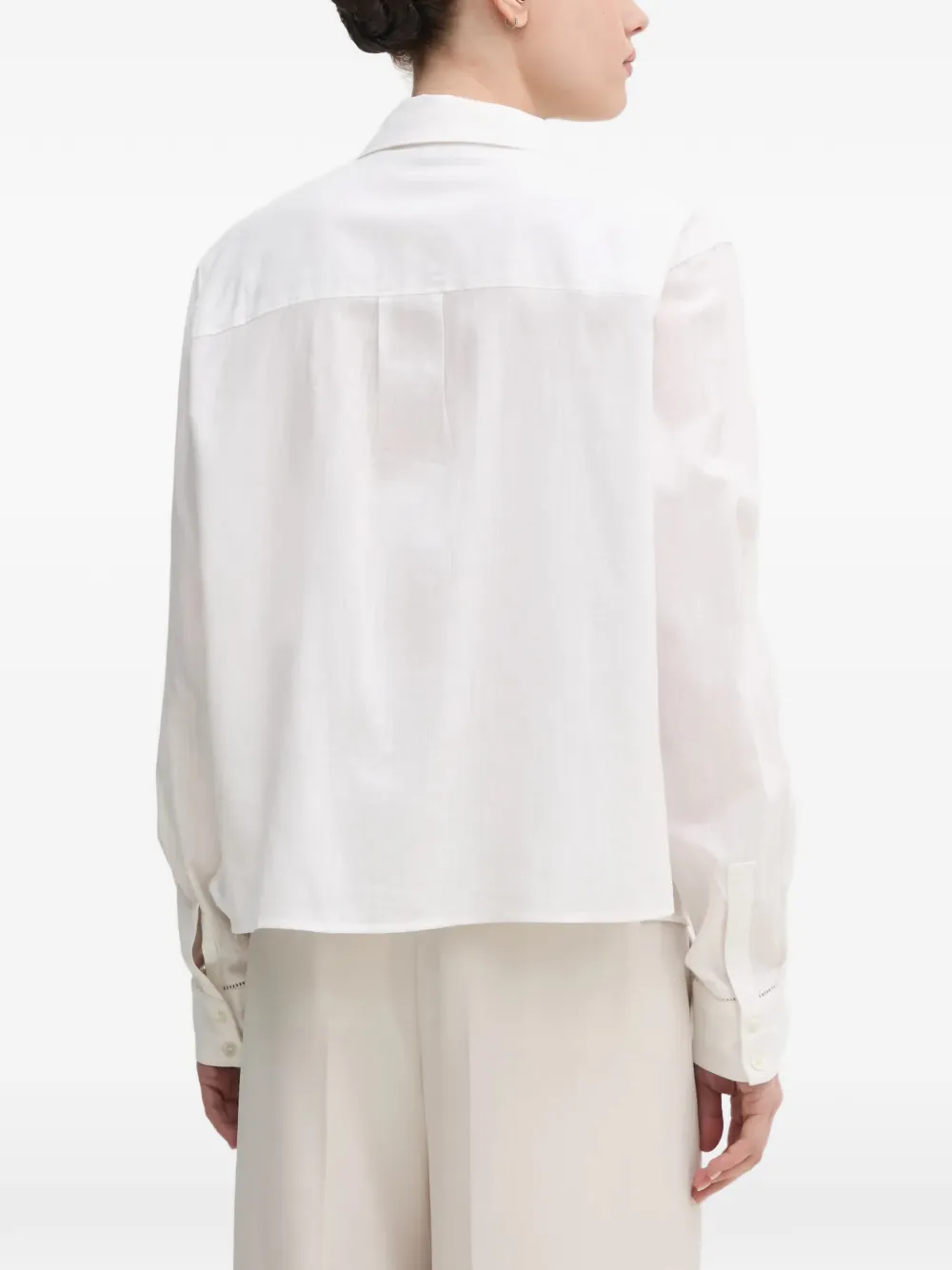  Mos Mosh Buttoned Embroidered Shirt - White 