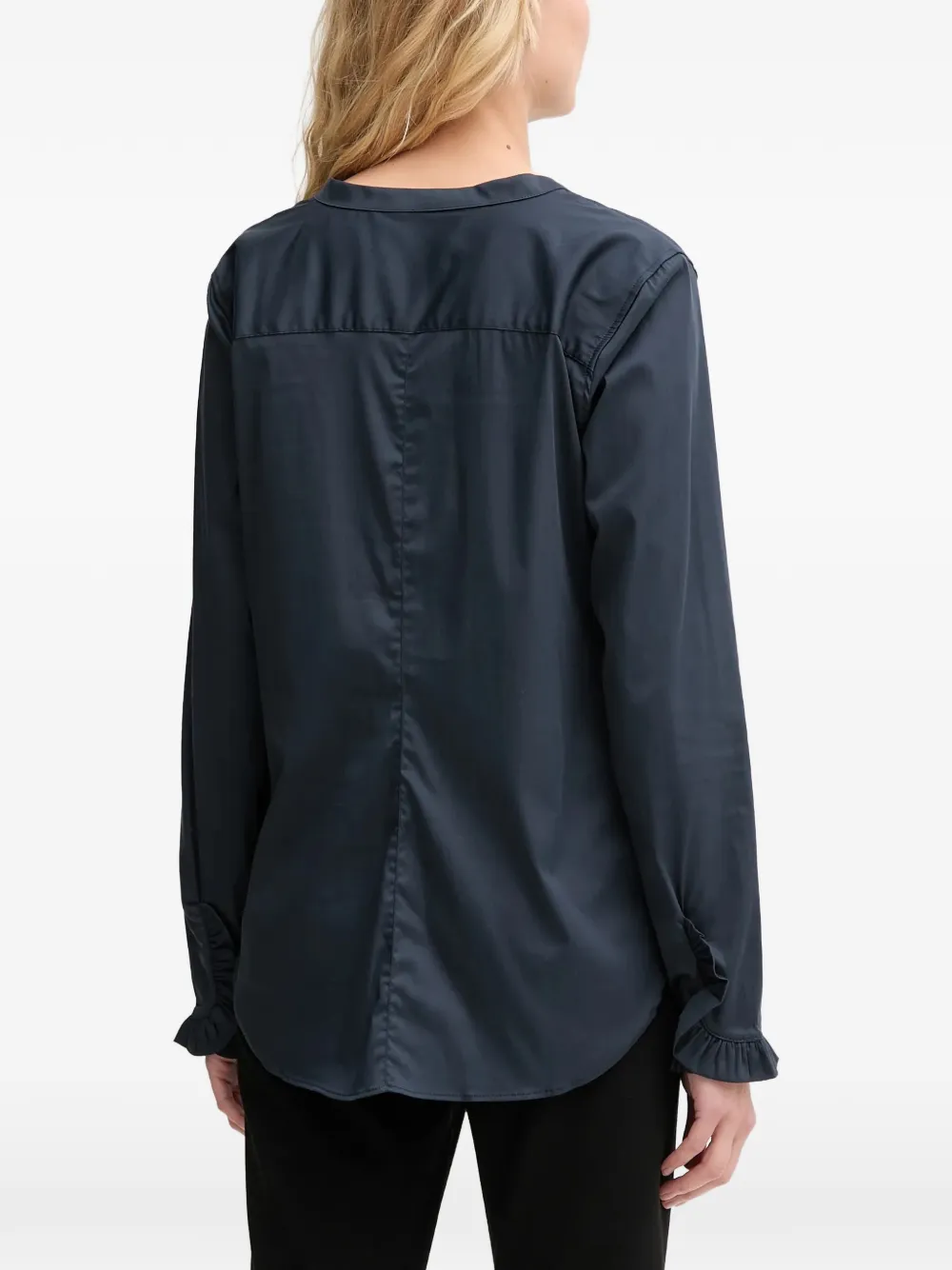  Mos Mosh Mattie Ruffled-cuffs Shirt - Blue 