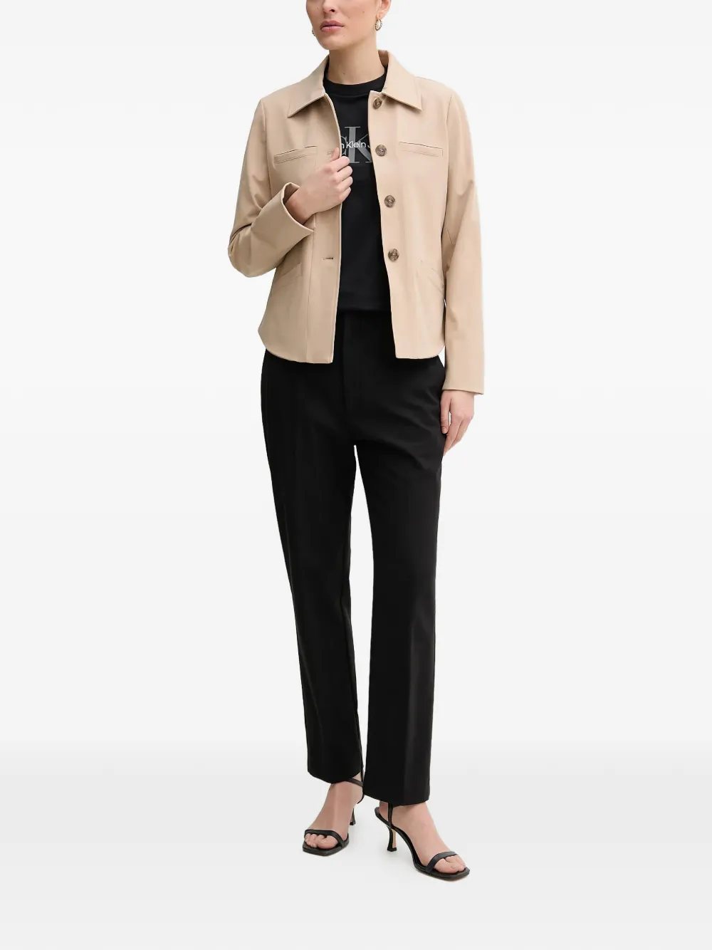  Mos Mosh Welt-pocket Trousers - Black 