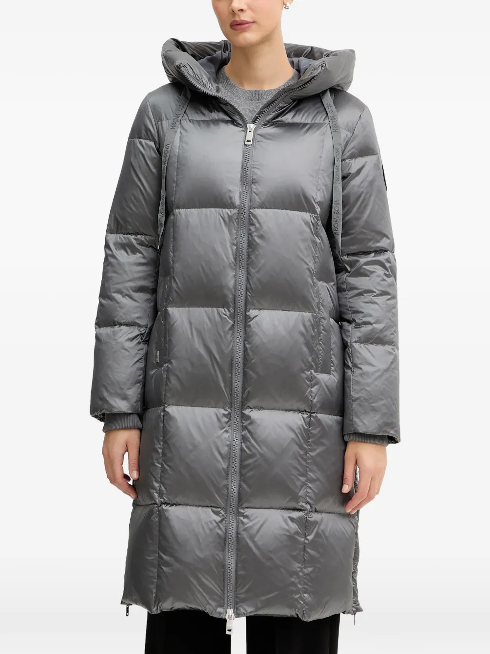 Mos Mosh MMNova hooded quilted coat - Grigio