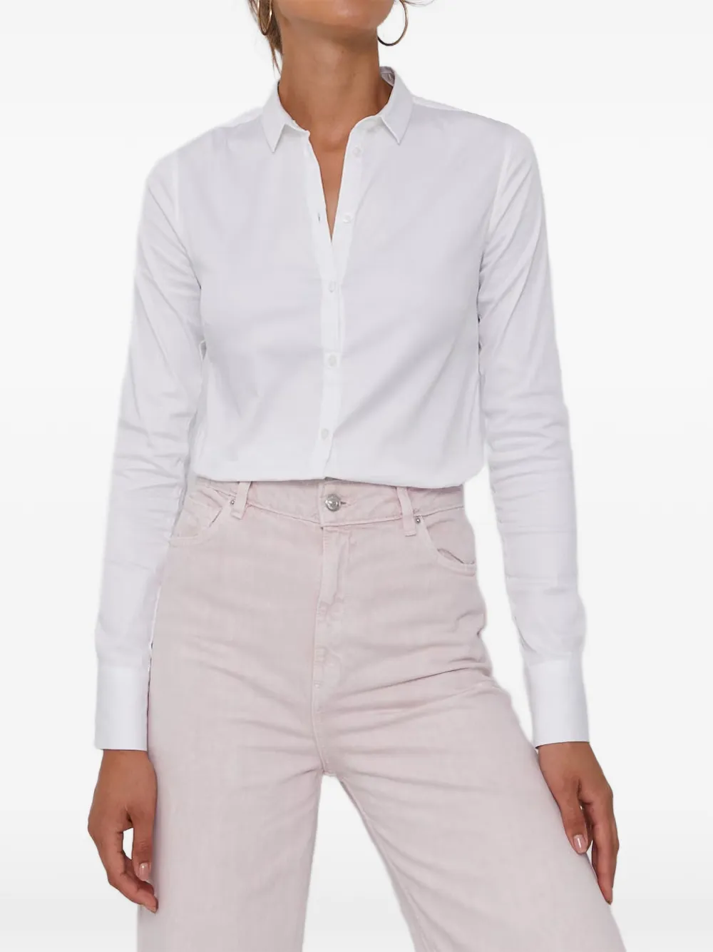 Mos Mosh chemise boutonnée à manches longues - Blanc Mos Mosh chemise boutonnée à manches longues - Blanc