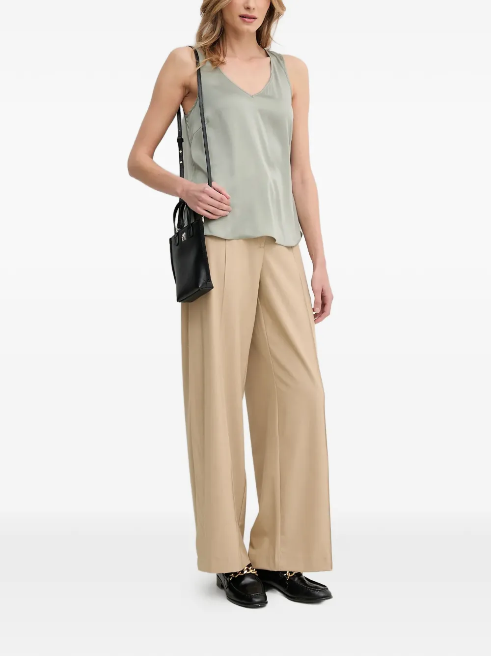  Mos Mosh Button Patch-pocket Trousers - Neutrals 