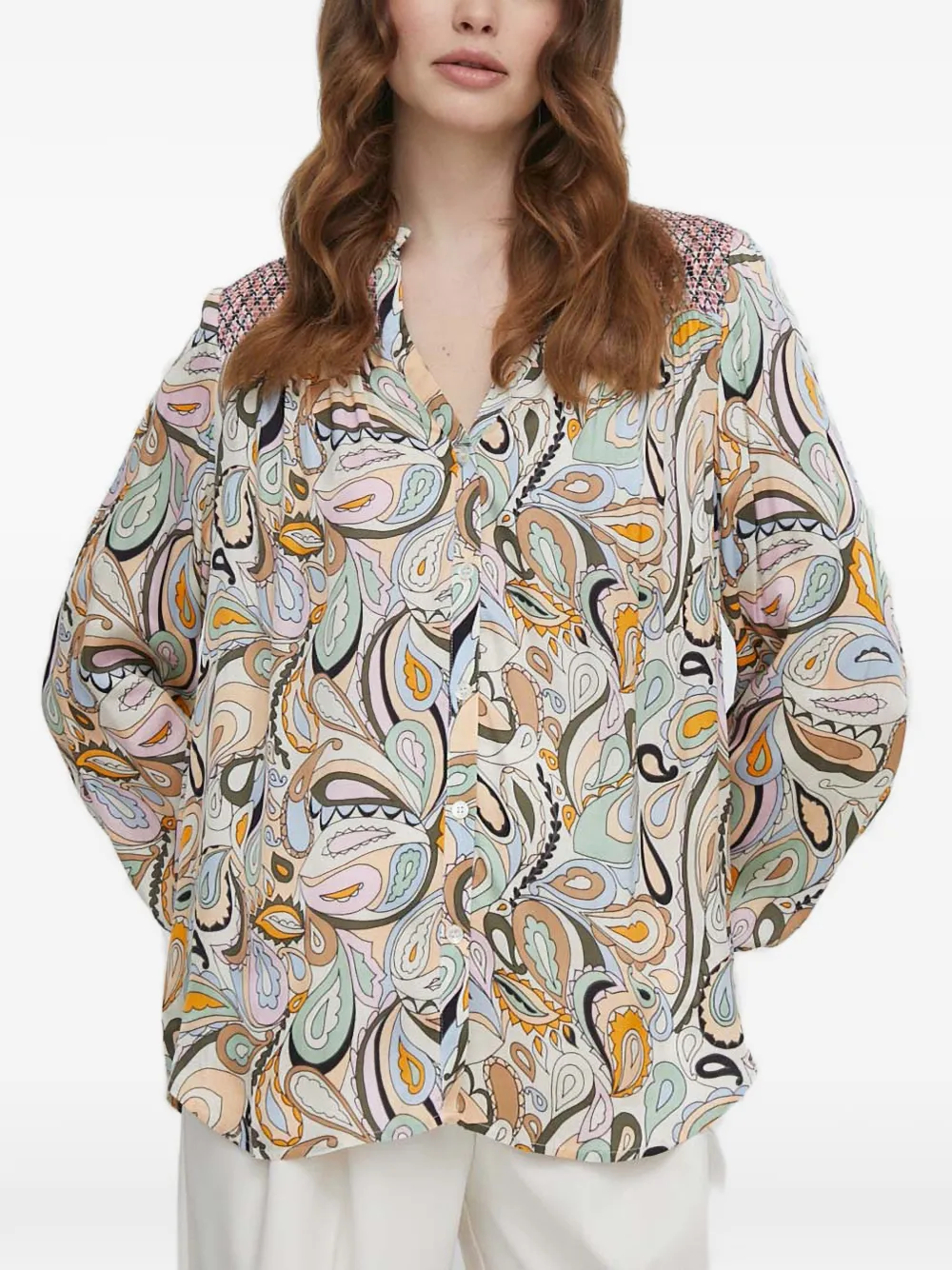 Mos Mosh MMDetta Arzu paisley-print shirt - Toni neutri