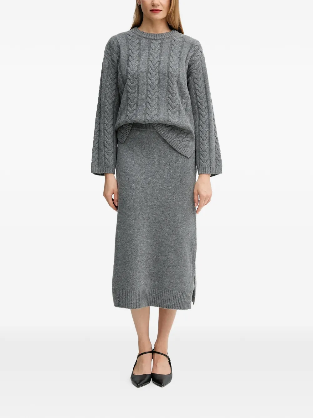  Mos Mosh Jersey Bryndis De Punto De Ochos - Gris 