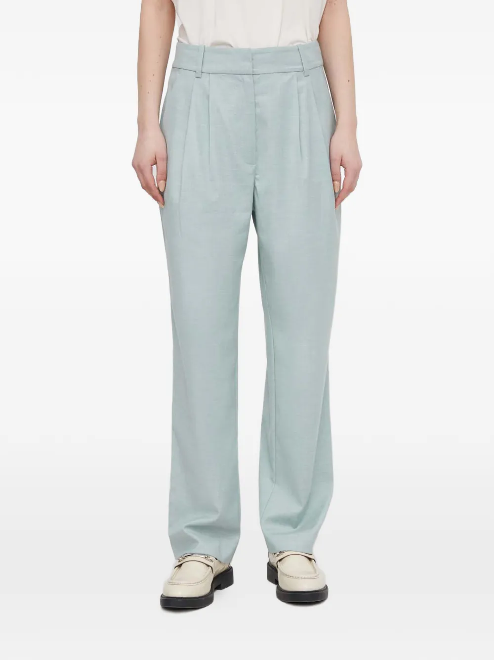 Mos Mosh MMRillo Chleo pleated trousers - Blu