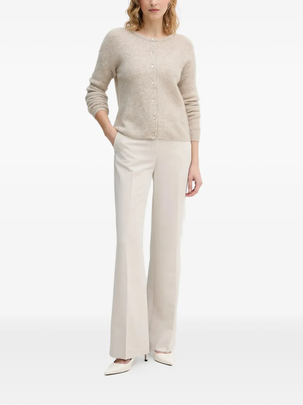  Mos Mosh Almine Buttoned Cardigan - Neutrals 