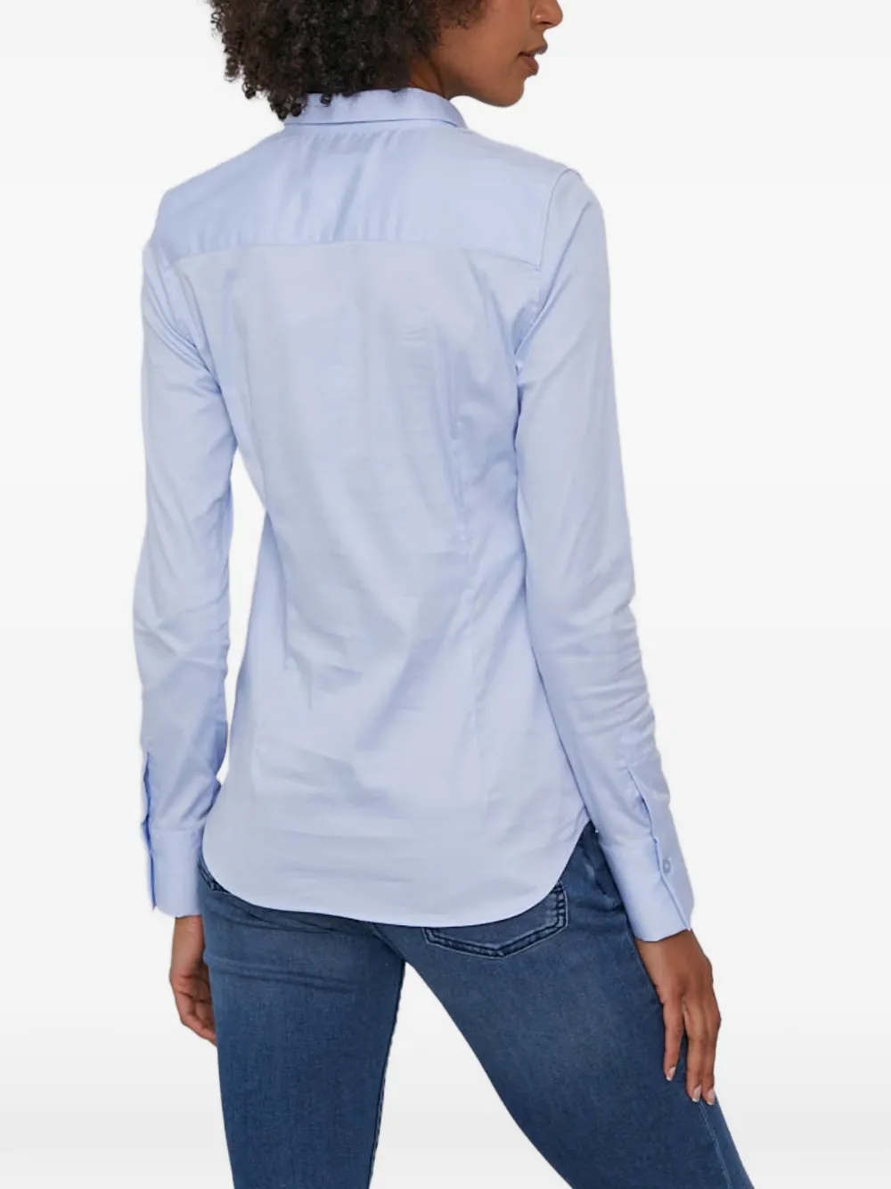 Mos Mosh Overhemd met lange mouwen Blauw