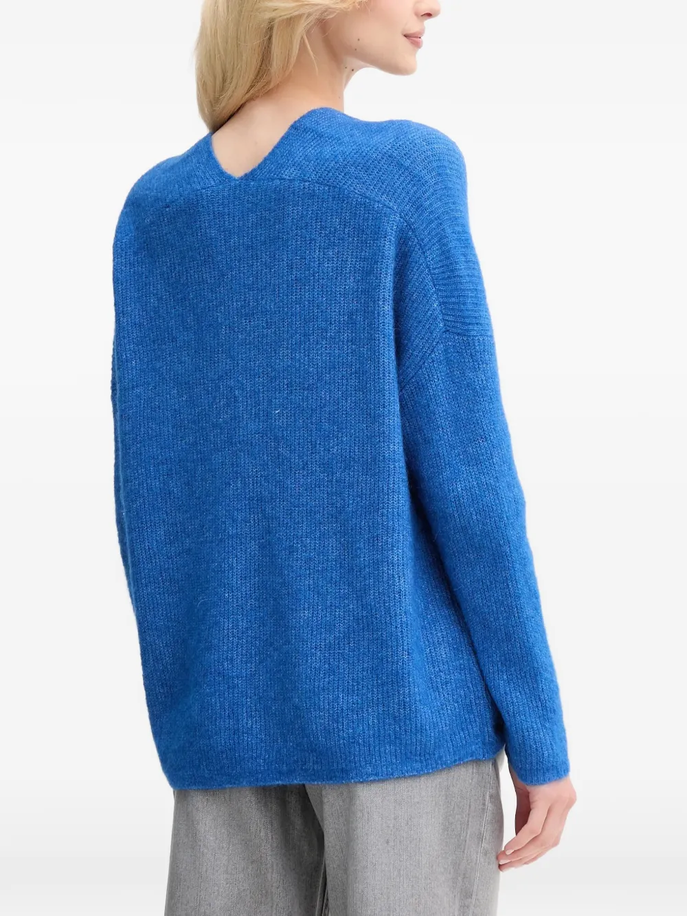  Mos Mosh Thora V-neck Sweater - Blue 