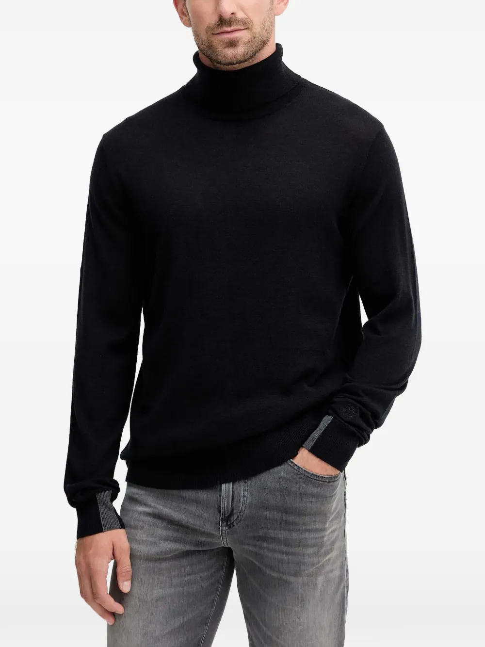 Mos Mosh Adam roll-neck sweater - Nero