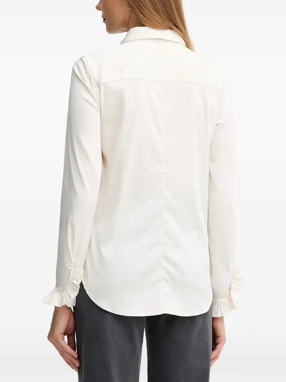  Mos Mosh Ruffled-detail Shirt - White 