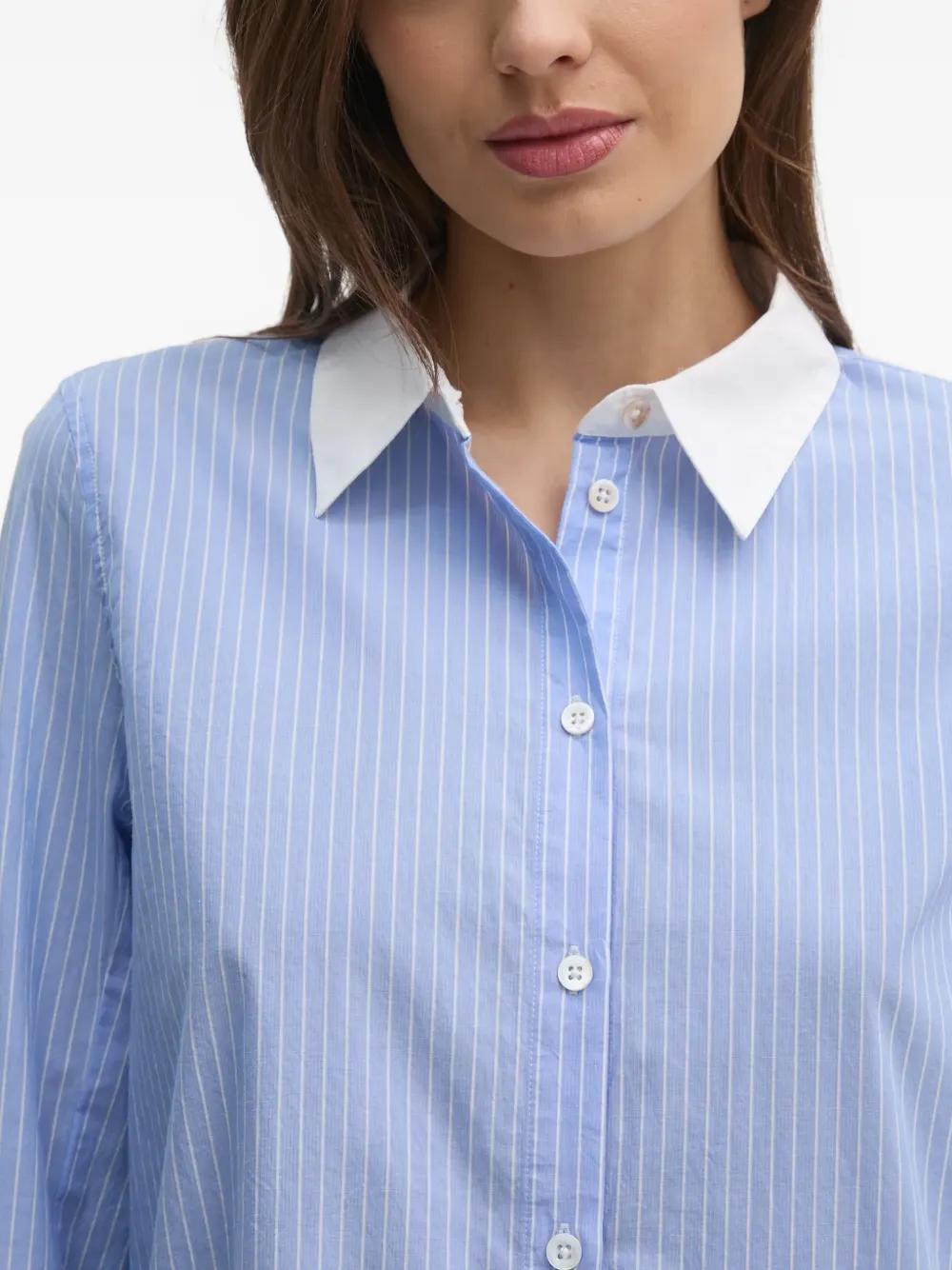 Mos Mosh Gestreept blouse Blauw