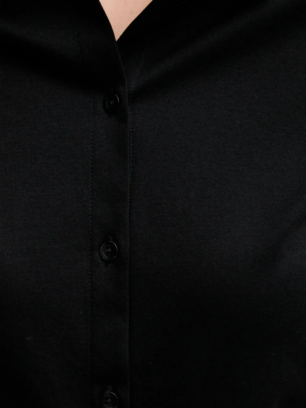 Mos Mosh Mmina button-up blouse Zwart