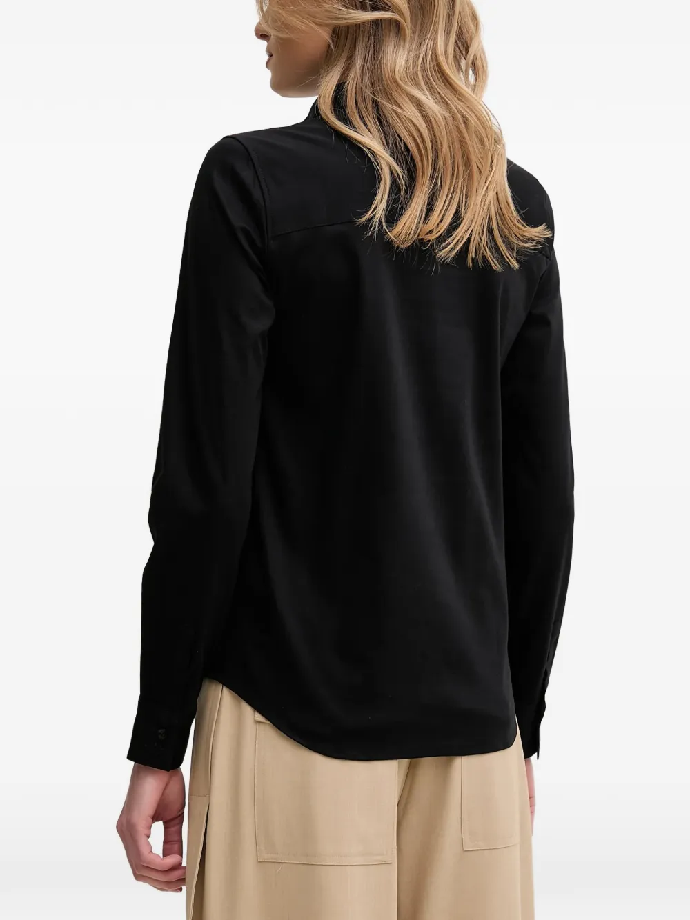 Mos Mosh Mmina button-up blouse Zwart